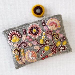 Free People Jenny Krauss - Handmade Heather Gray Pouch
